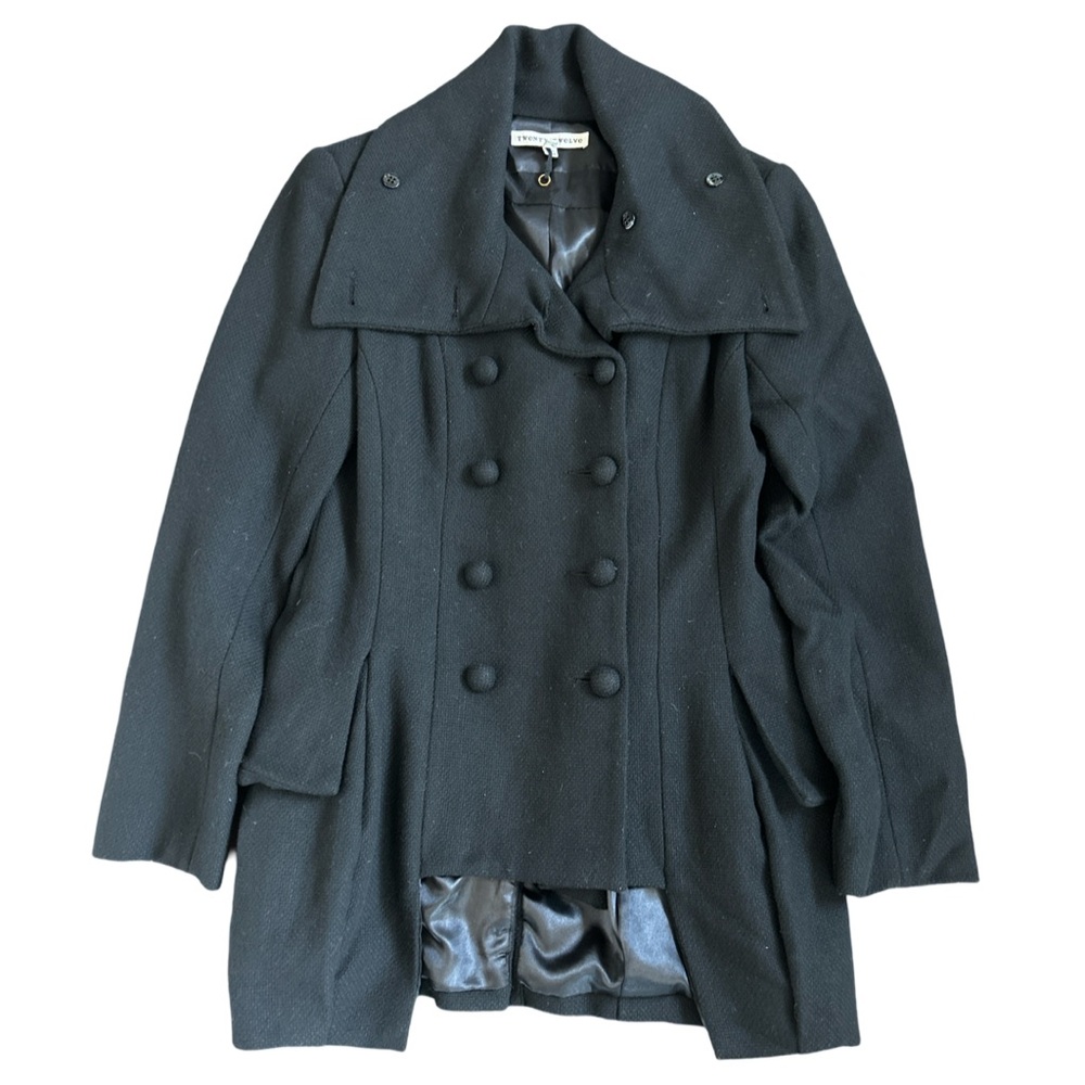 Twenty8Twelve Black Double-Breasted Coat
